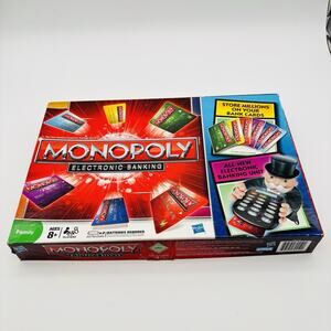 Monopoly Electronic Banking Edition by Hasbro – Card Reader Works Complete